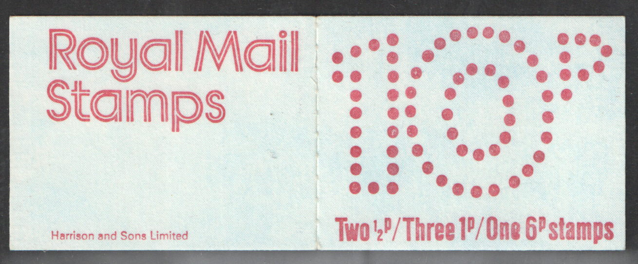 (image for) FA3 / DB6(3)A Perf P1 Imprint 1 Setting 2 10p Folded Booklet - Click Image to Close